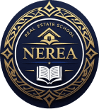 NEREA emblem with book